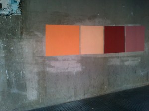 "DISCRIMINAR". Fotografía tomada con el teléfono. 24.05.2012.