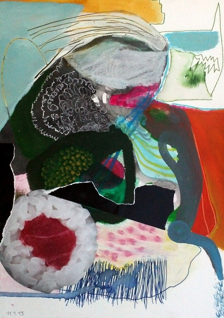 amama arropa garbitzen dago ibaian