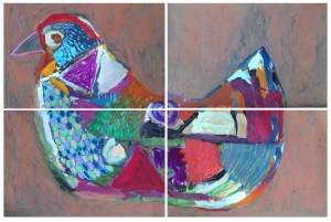 la paloma-gallina completa